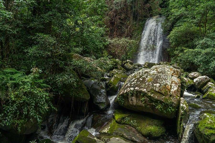 Waterfalls in the jungle of Nam Kat Yorla Pa, Laos